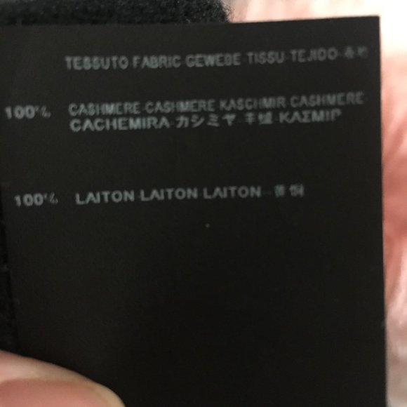 Yves Saint Laurent Cashmere V-neck with distressed silver studs. - Picture 5 of 7